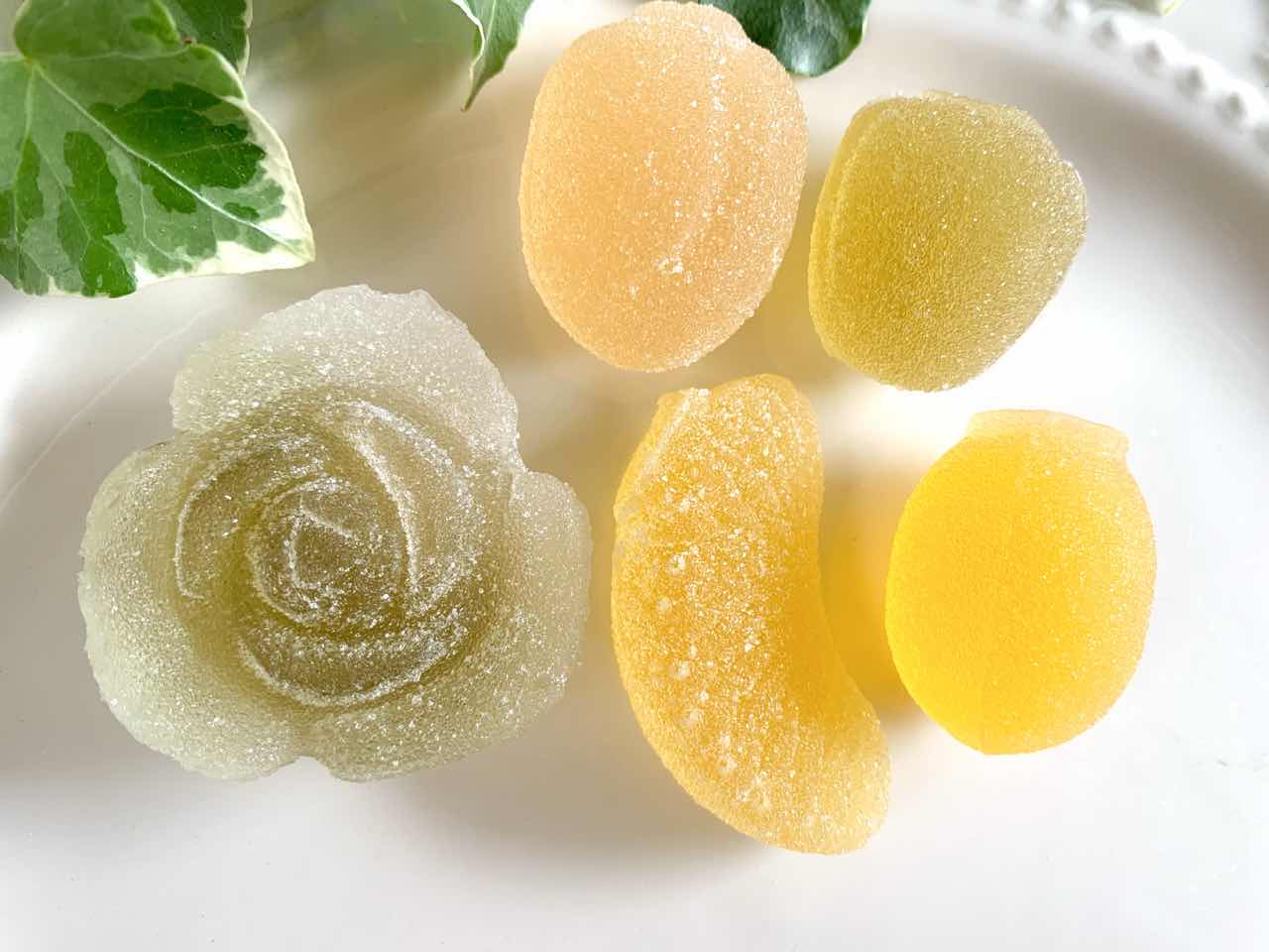 彩果の宝石 フルーツゼリー 花(フラワー)ゼリー 大きさ 比較