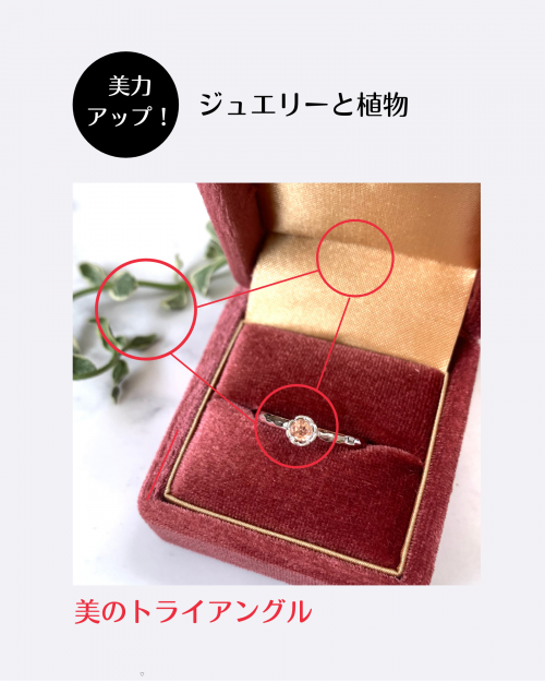 インスタ映え 写真 コツ ジュエリー 背景