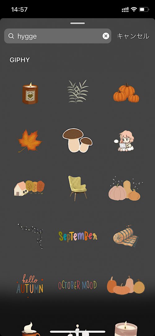 インスタ gif オシャレ,大人可愛い GIF おすすめ,検索ワード スタンプ ストーリー加工,人気 gif まとめ,2021 秋 コラージュ