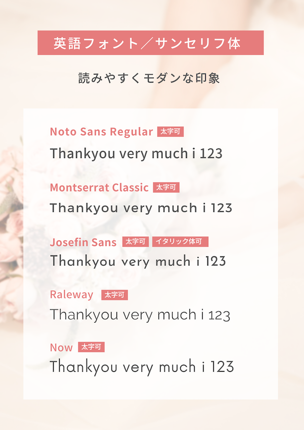 Canvaで無料で使えるおしゃれな英語フリーフォントサンセリフ体まとめ!フォント名コピペ可能