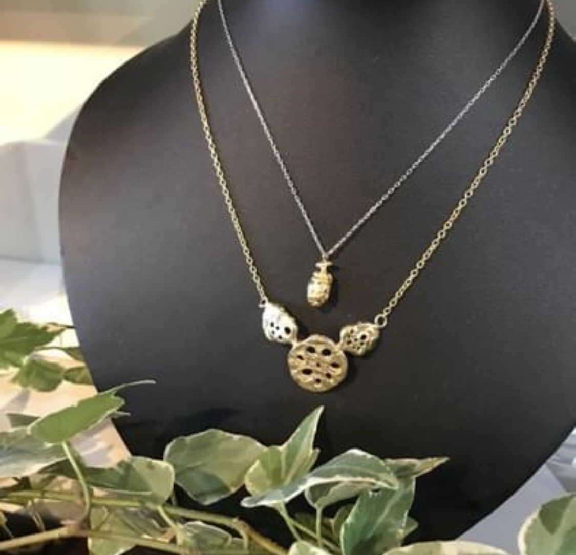 徳島県｜特産物れんこん(蓮)のジュエリー【オリジナルデザイン】