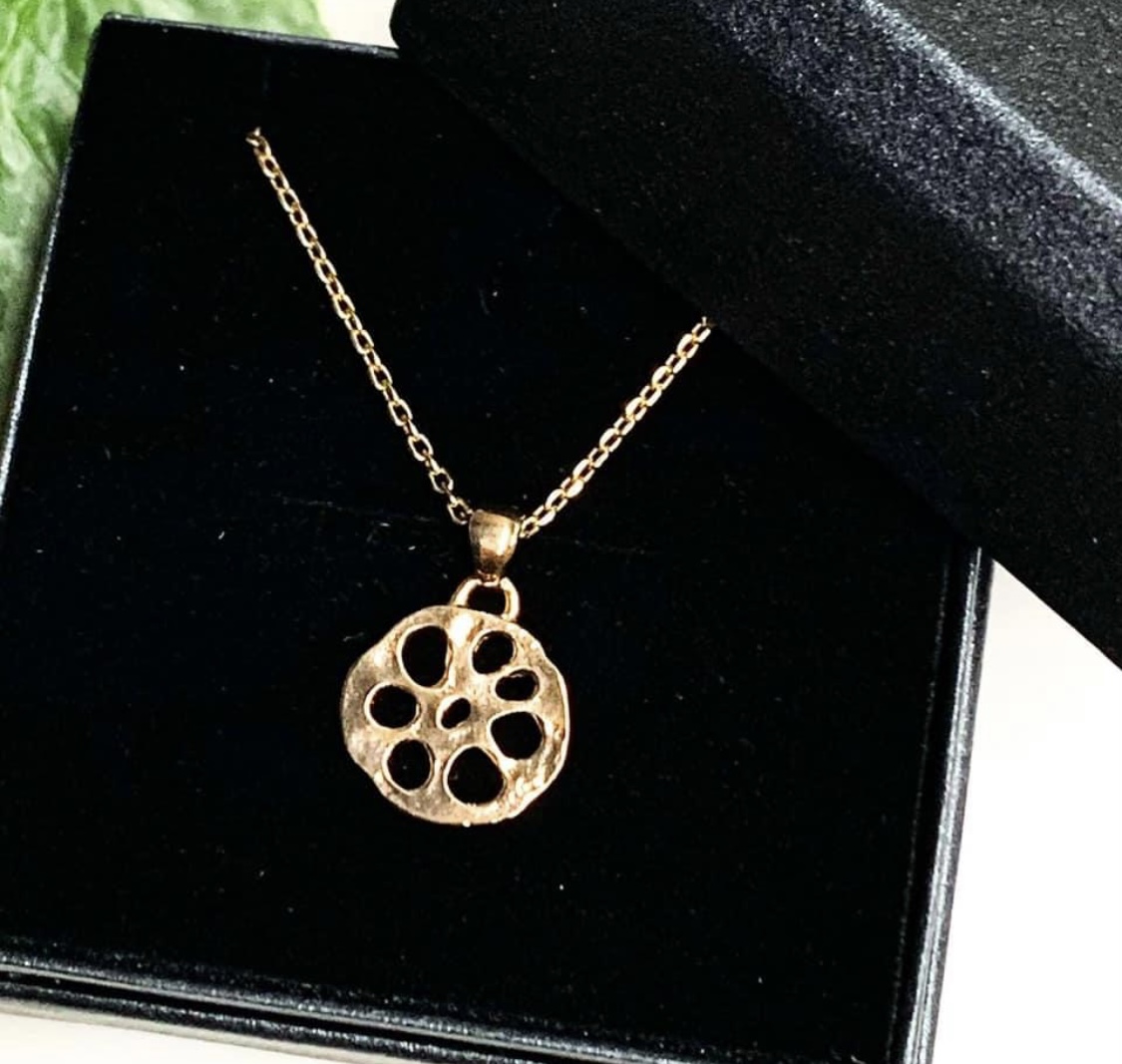 徳島県｜特産物れんこん(蓮)のジュエリー【オリジナルデザイン】