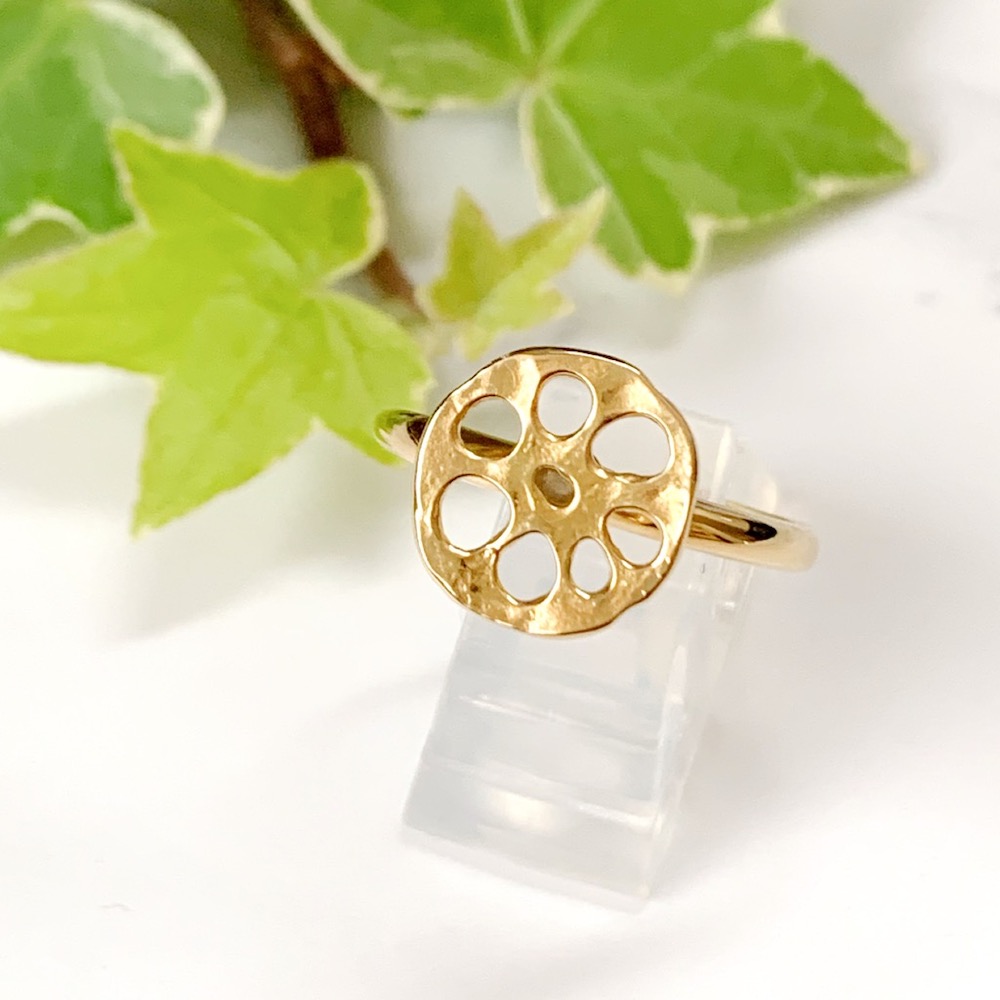 徳島県｜特産物れんこん(蓮)のジュエリー【オリジナルデザイン】