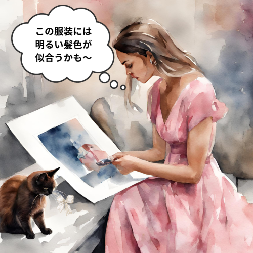 Canva！人物写真の髪色を変える方法は？【シュミレーションにも使える】