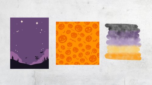 ハロウィン背景素材