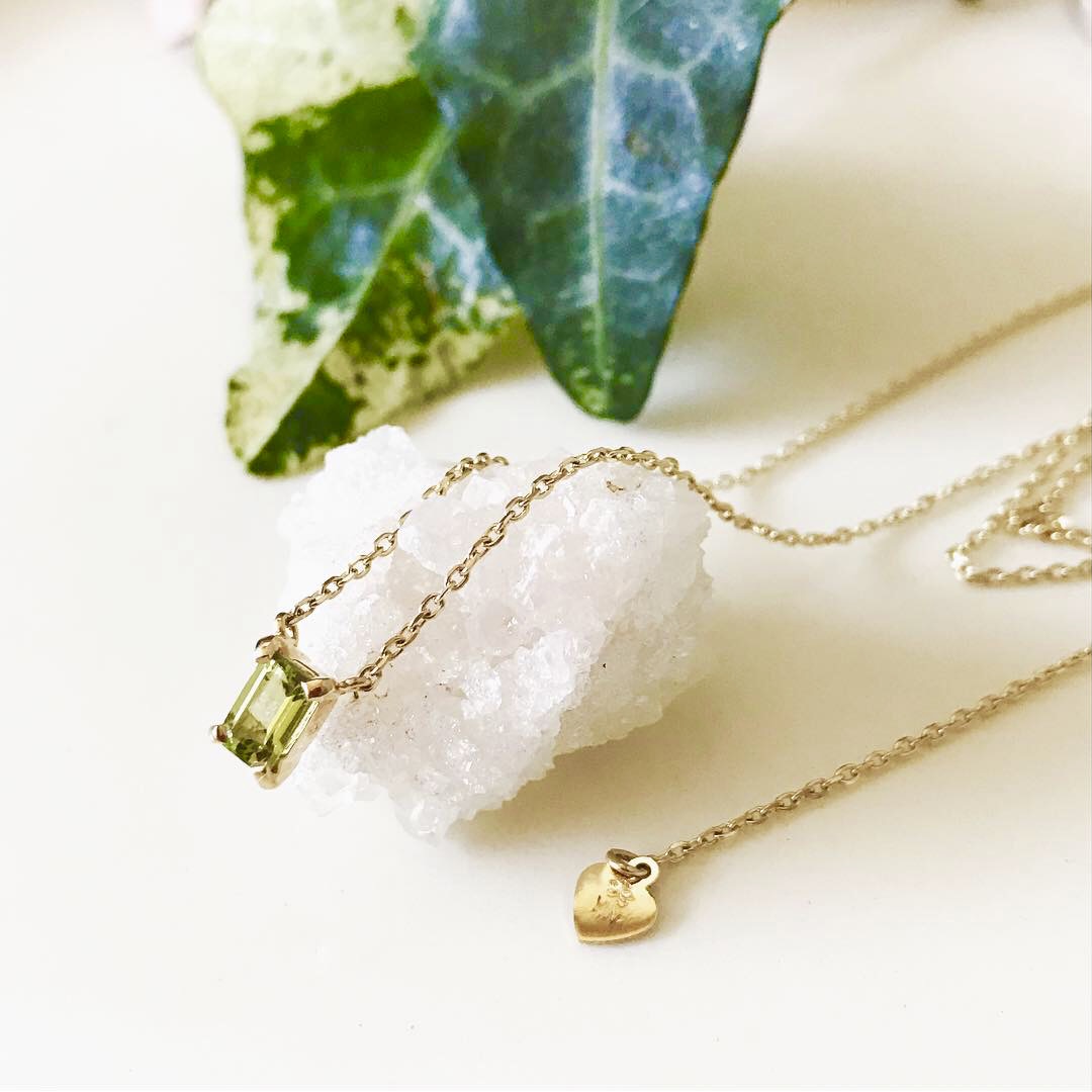 【制作実績】大切な方へのプレゼント | ペリドットペンダント